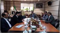 ملاقات حضوری جمعی از مدیران بانک ملت سرپرستی استان سمنان با  دکتر طاهری (معاون توسعه مدیریت و منابع)- طاهریان(مدیر  امور مالی )و برهانی(معاون مدیر امور مالی) 